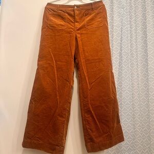 LOFT Corduroy Wide Leg Trousers